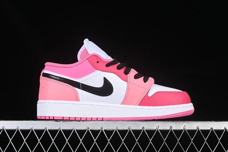 All categories Air Jordan Jordan series basketball shoes Air Jordan 1 Low G version pure original Air Jordan 1 Low AJ1 Joe 1 white pink low-top cultural basketball shoes 553560-162